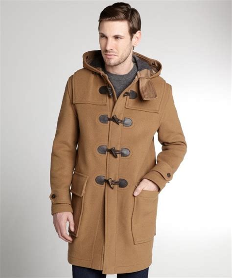 burberry toggle coat men|burberry camel wool coat men's.